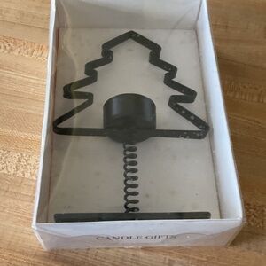 Christmas tree tea light holder.NIB